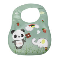 Imagen de Babero de PVC con diseño, varios colores, en bolsa