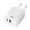 Imagen de Cargador con entrada USB-A y USB-C, KLGO en caja