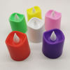 Imagen de Velas led de colores luz cálida, CAJAx24