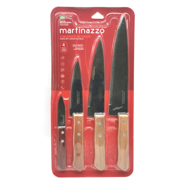 Imagen de Cuchillo x4 , 9/7/5/3" CHEF MARTINAZZO
