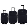 Imagen de Valijas Berlina x3 AZUL + neceser multiuso + 2 neceser zapateras