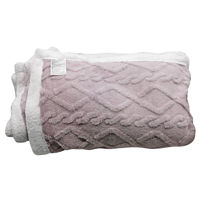Imagen de Frazada manta polar con corderito, 2 plazas, con diseño varios colores