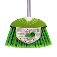 Imagen de Escoba multiuso con mango de madera, verde