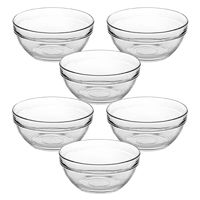 Imagen de Bowl compotera de vidrio 325ml x6, en caja