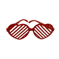 Imagen de Lentes de cotillón x12, corazón, varios colores