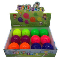 Imagen de Pelota de goma con luz y sonido, CAJA x12 varios colores