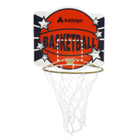 Imagen de Tablero de basket de madera, aro de metal 37cm, XALINGO, en caja