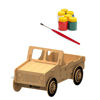 Imagen de Puzzle de madera, 3D camioneta para pintar con témpera, XALINGO en caja