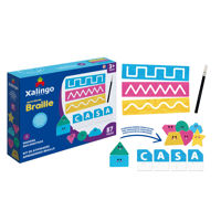 Imagen de Juego de mesa, actividades para motricidad, sistema braille XALINGO en caja