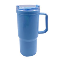 Imagen de Vaso con asa, de plástico 1L, en bolsa varios colores