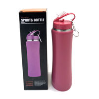 Imagen de Botella deportiva de acero inoxidable, 600ml en caja varios colores
