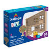 Imagen de Puzzle de madera, 3D casita para pintar con témperas, XALINGO en caja