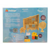 Imagen de Puzzle de madera, 3D casita para pintar con témperas, XALINGO en caja