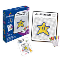 Imagen de Cuadro para colorear por pixeles, con 6 marcadores, XALINGO en caja