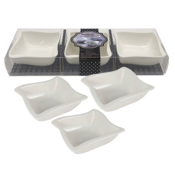 Imagen de Bowl copetinero x3, de cerámica en caja