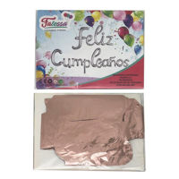 Imagen de Globo metalizado letras, feliz cumpleaños, en bolsa varios colores
