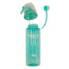 Imagen de Botella deportiva de plástico, 600ml, con pulverizador varios colores