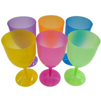 Imagen de Copa de plástico x6, en red, varios colores