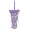 Imagen de Vaso con sorbito, de acrílico 380ml, en caja varios colores