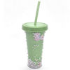 Imagen de Vaso con sorbito, de acrílico 380ml, en caja varios colores