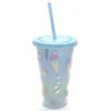 Imagen de Vaso con sorbito, de acrílico 450ml, varios diseños en caja