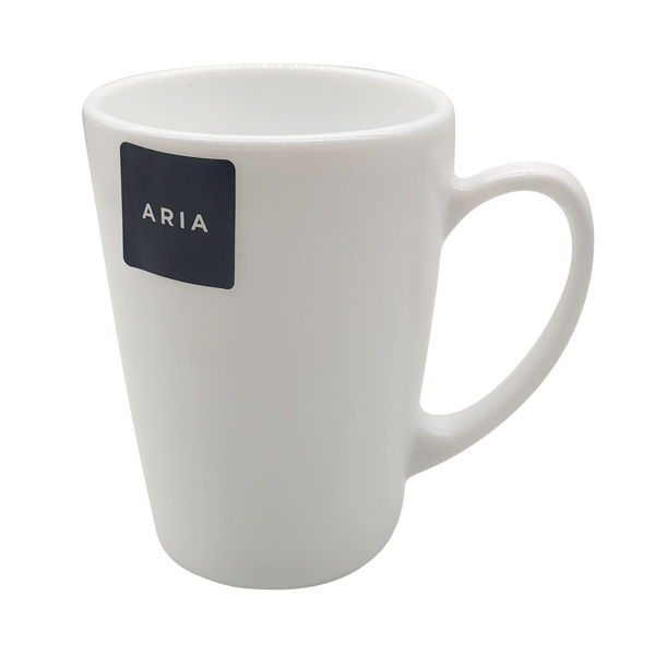 Imagen de Taza de vidrio opal 350ml, línea ARIA, CAJA x36