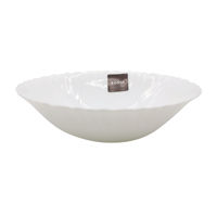Imagen de Plato vidrio opal hondo, línea SOFIA, CAJA x36