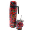 Imagen de Termo 1L media asa con mate 180ml y bombilla, pico cebador, base antideslizante, Berlina en caja
