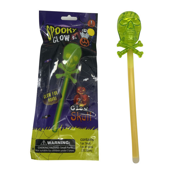 Imagen de Varita fluorescente calavera, en bolsa