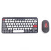 Imagen de Mouse ergonómico y teclado inalámbricos 2.4GHz, en caja, varios colores