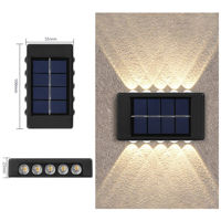 Imagen de Farol de pared solar 10led x2, luz en 2 direcciones en caja