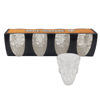 Imagen de Vaso para shot x4 calaveras, en caja