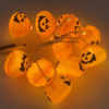 Imagen de Guirnalda 10 luces LED calabazas, 2AA en bolsa