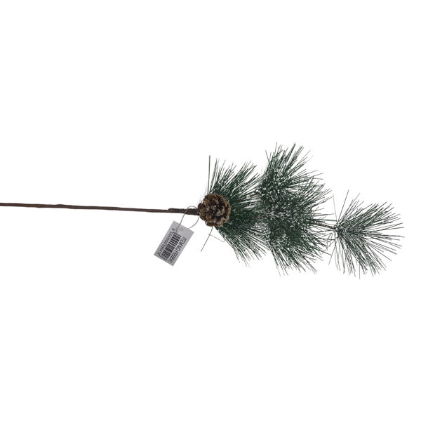 Imagen de Adorno rama de árbol con piñas, en bolsa