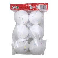 Imagen de Bolas navideñas x6 6cm varios colores