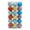 Imagen de Bolas navideñas x6 6cm, varios colores, en caja