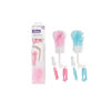 Imagen de Cepillo limpia mamadera x2, en caja PVC, 2 colores MOMEASY