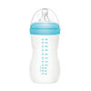 Imagen de Mamadera de vidrio 240ml tetina natural boca ancha, en caja, 2 colores MOMEASY