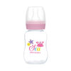Imagen de Mamadera de plástico 120ml tetina natural standard, en caja, varios colores MOMEASY
