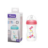 Imagen de Mamadera de plástico 240ml tetina natural boca ancha, en caja, varios colores MOMEASY