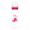 Imagen de Mamadera de plástico 240ml tetina natural standard, en caja, varios colores MOMEASY