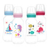 Imagen de Mamadera de plástico 240ml tetina natural standard, en caja, varios colores MOMEASY