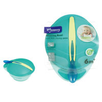 Imagen de Plato bowl con tapa, con cuchara, en cartón, 2 colores MOMEASY