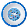 Imagen de Plato bowl vasorbito y cubiertos de melamina, 5 piezas en caja, 2 colores MOMEASY
