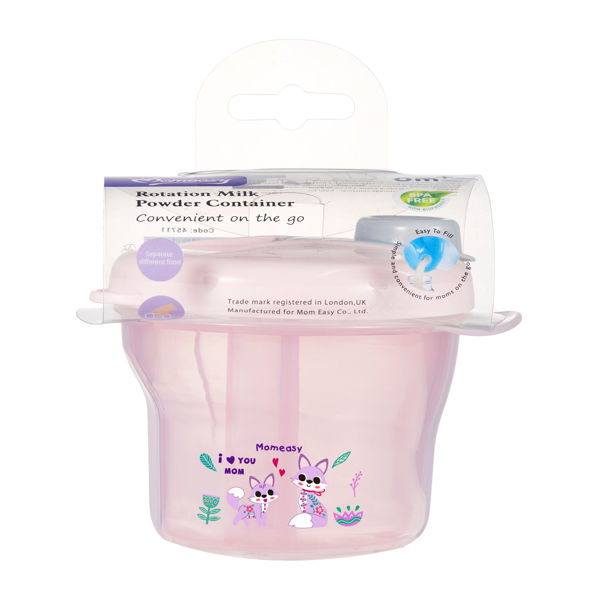 Imagen de Vianda con 3 reparticiones pico vertedor, en cartón, 2 colores MOMEASY