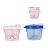 Imagen de Vianda con 3 reparticiones pico vertedor, en cartón, 2 colores MOMEASY