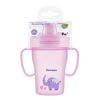Imagen de Vasorbito de plástico, 200ml con sorbito retráctil, en cartón, 2 colores MOMEASY