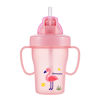 Imagen de Vasorbito de plástico, 200ml con sorbito retráctil, en cartón, 2 colores MOMEASY