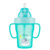Imagen de Vasorbito de plástico, 200ml con sorbito retráctil, en cartón, 2 colores MOMEASY