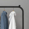 Imagen de Mueble perchero doble con zapatera de metal, en caja